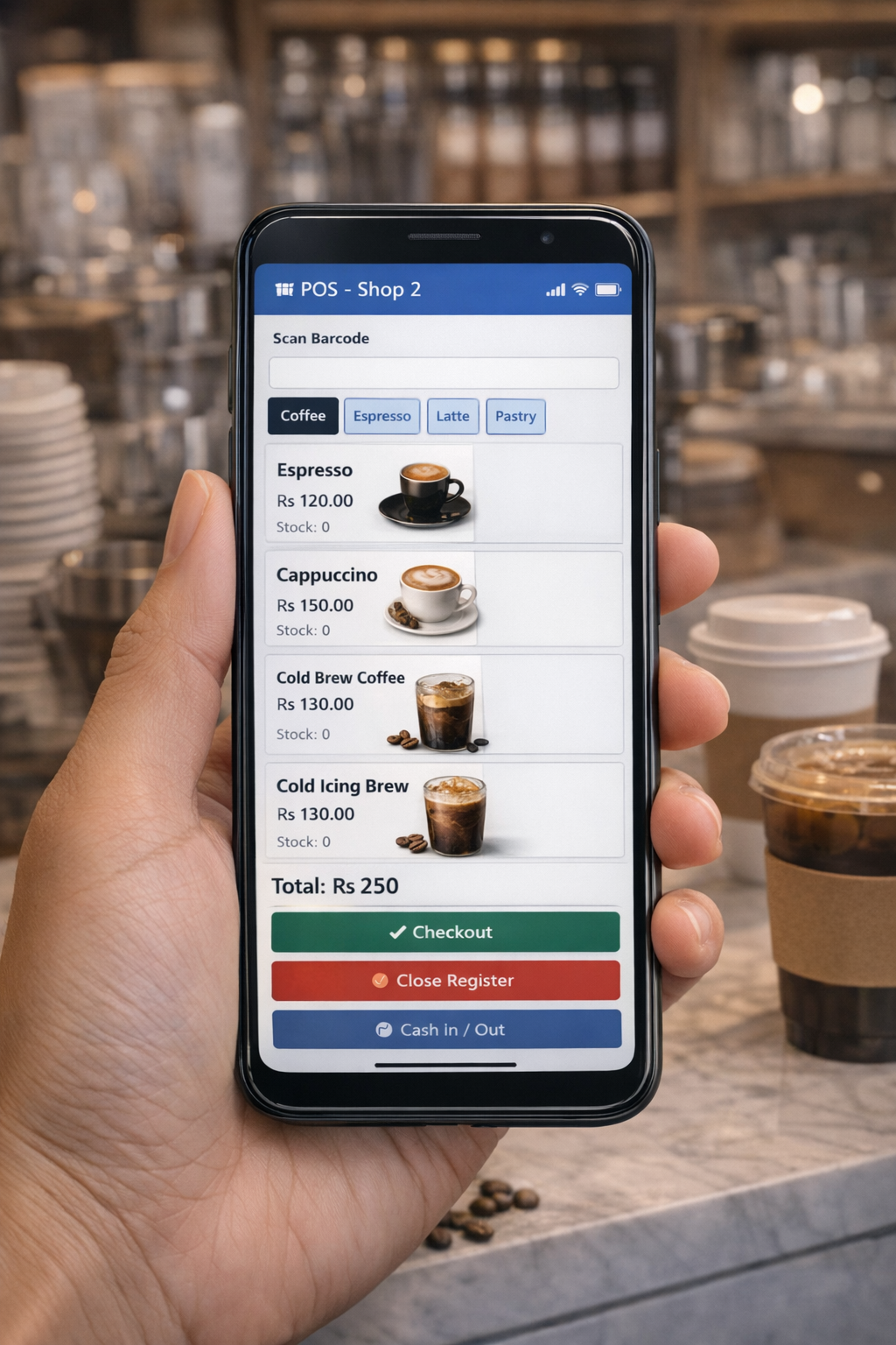 Coffee Shop POS Mobile