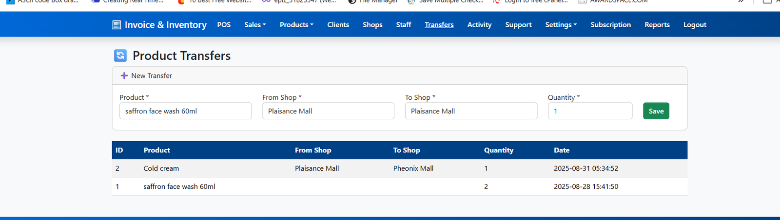 Smartilly POS Screenshot